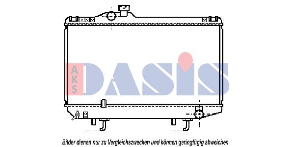 AKS DASIS Радиатор, охлаждение двигателя 213270N